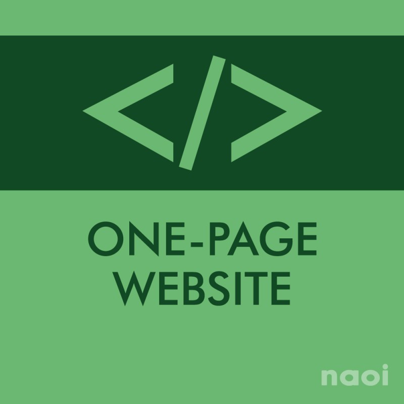 One-page website